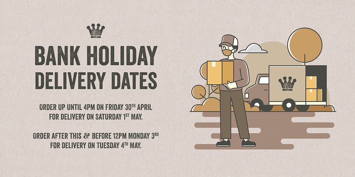 May Day Bank Holiday Delivery Info 2021 
